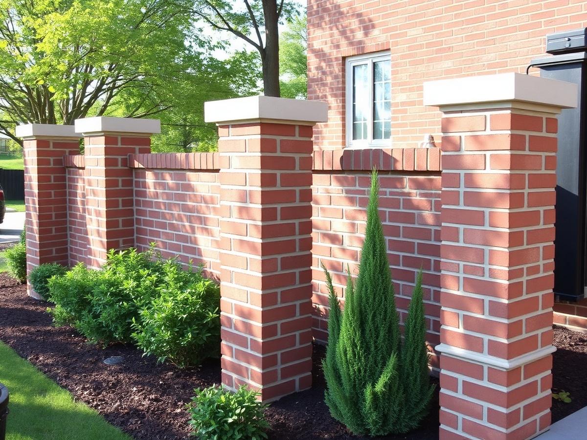Garden Wall & Piers in Barnet, EN5